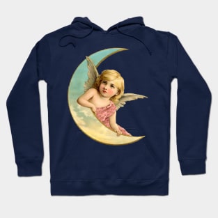 Vintage Angel Moon Hoodie